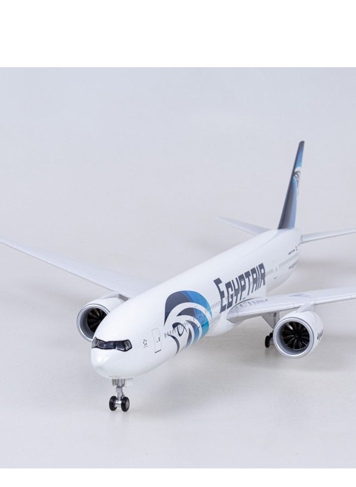 EgyptAir Boeing MS777 Die-Cast Model Plane – 18–20cm