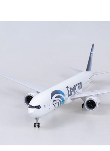 EgyptAir Boeing MS777 Die-Cast Model Plane – 18–20cm