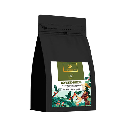 The Caphe Vietnam Roasted Blend Premium Ground Coffee - 1 KG | Ethiopian Arabica + Vietnamese Robusta | Premium Coffee Ground