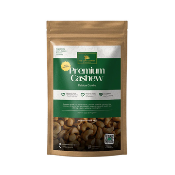 The Caphe Vietnam Premium Cashew Nuts - 500 G | Roasted Cashew | Unsalted & Skinless | Raw W240 | Vietnamese Cashew, Ready To Eat Nuts