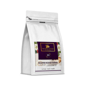 The Caphe Vietnam Fine Robusta Blended Whole Beans Coffee - 500 G | Preliminary Process | Blended Robusta | Vietnamese Whole Coffee Bean