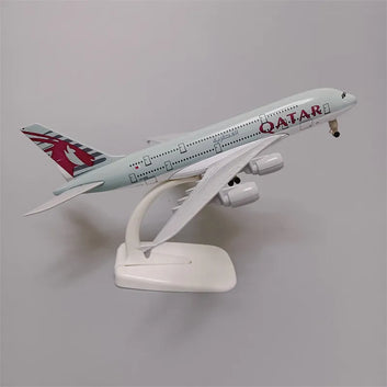 Qatar Airways Airbus QR380 Die-Cast Model Plane – 18–20cm | LIMITED EDITION