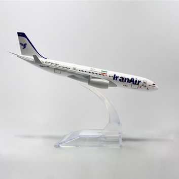 Iran Air Airbus IR330 Die-Cast Model Plane – 14–16cm