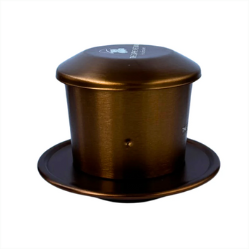 The Caphe Vietnam Coffee Phin Filter - Made with Aluminium |Rose Gold Vietnamese Phin Filter | Drip Coffee Maker | Reusable Filters | Reusable Filters