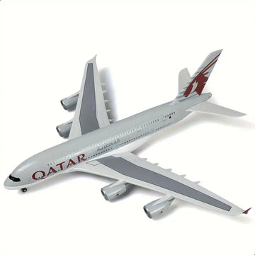 Qatar Airways Airbus QR380 Die-Cast Model Plane – 43–47cm