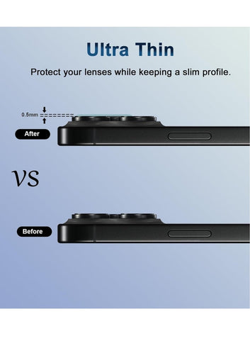 Camera Lens Protector for iPhone – 2 Pack Tempered Glass