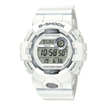 Casio G-Shock GBD-800-7DR Digital Watch – Bluetooth, Step Tracker, White Sports Design | LetsTango UAE