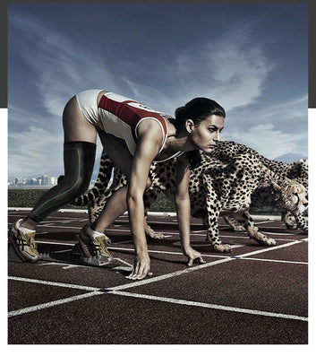 Extended Acupressure Sports Knee Pads – Self-Heating Shaping Knee Sleeve