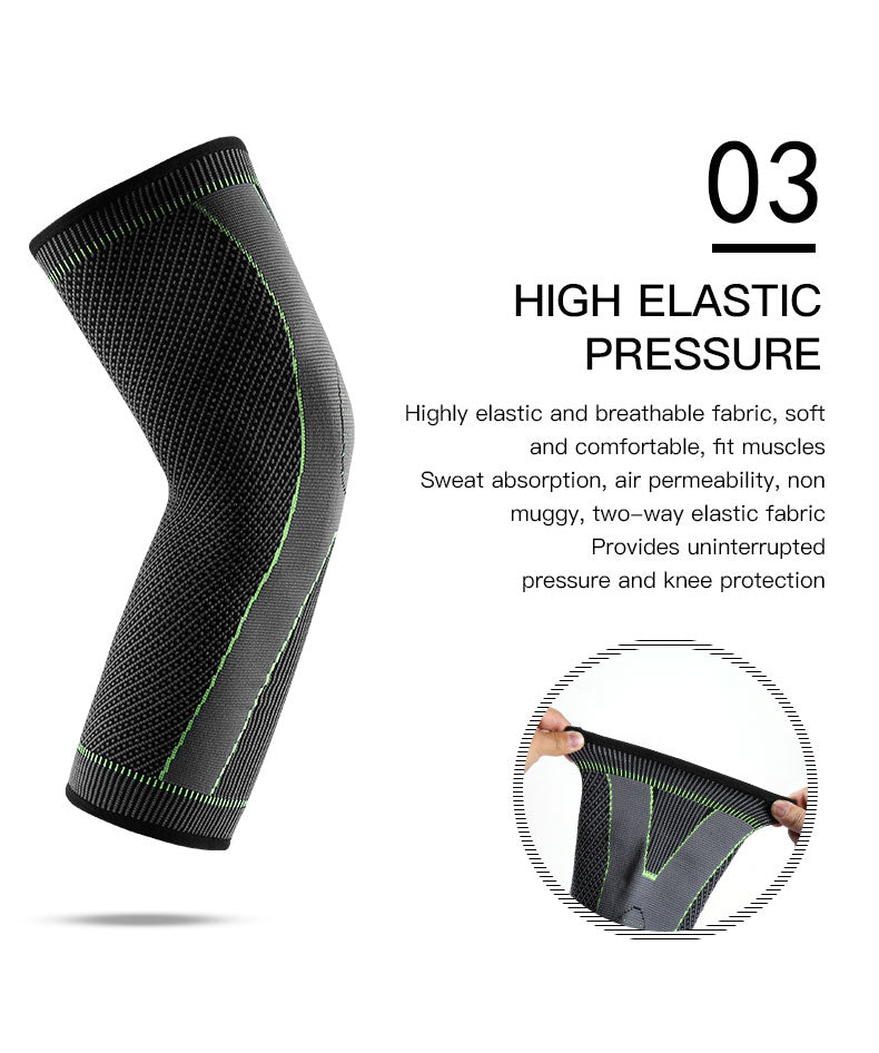 Extended Acupressure Sports Knee Pads – Self-Heating Shaping Knee Sleeve