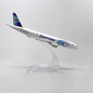EgyptAir Boeing MS777 Die-Cast Model Plane – 14–16cm