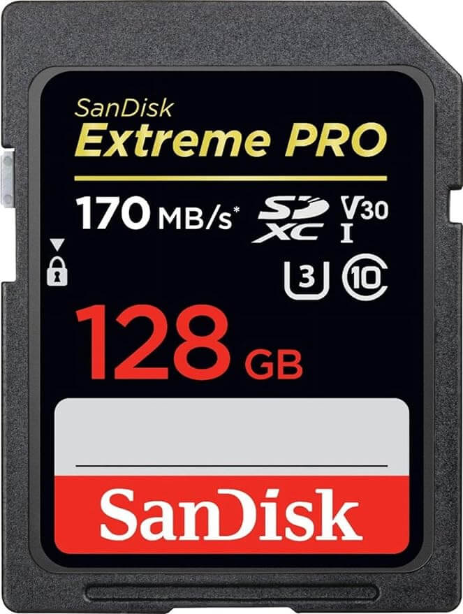 SanDisk Extreme PRO SDXC 128GB Class 10 – UAE