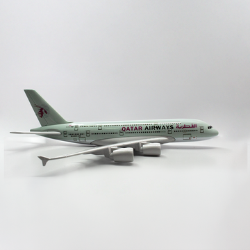 Qatar Airways Airbus QR380 Die-Cast Model Plane – 14–16cm | Limited Edition