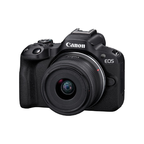 Canon EOS R50 Mirrorless Camera - Black + RF-S 18-45mm f/4.5-6.3 IS STM Lens