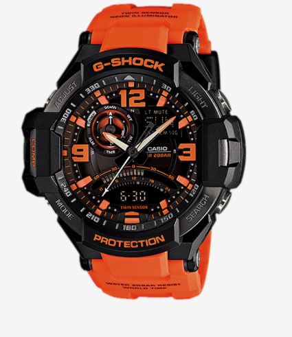 Casio G-Shock GA-1000-4ADR Analog/Digital Watch – Durable Red Design for Outdoor Adventures in UAE