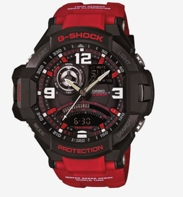 Casio G-Shock GA-1000-4BDR Analog/Digital Watch – Dark Red Edition for Adventurers