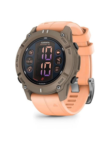 Garmin Descent G2 Dive Computer - Paloma with Shell Pink Band for UAE