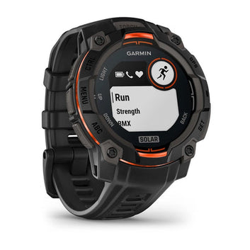 Garmin Instinct 3 GPS Smartwatch – 50mm Solar Black with Charcoal Band for UAE