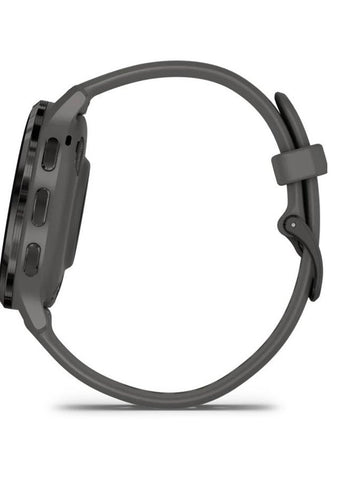 Garmin Venu 3S Fitness Smartwatch – Slate Stainless Steel Bezel with Pebble Gray Case and Silicone Band for UAE