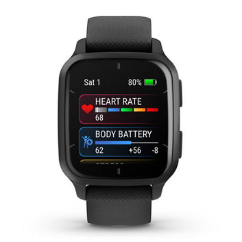 Garmin Venu Sq 2 - Music Edition Smartwatch – Black/Slate for UAE