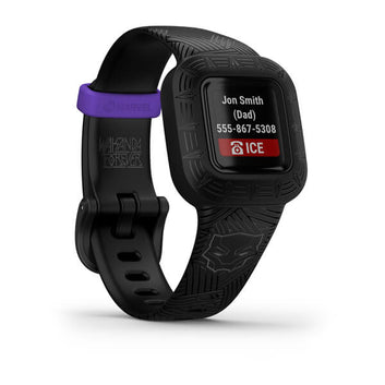 Garmin Vivofit Jr 3 Black Marvel Panther Fitness Tracker for UAE
