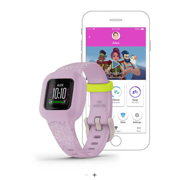 Garmin Vivofit Jr 3 Lilac Floral Fitness Tracker for UAE