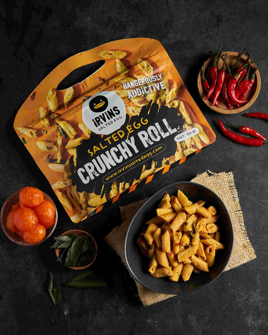 IRVINS Salted Egg Crunchy Roll (120 grams)