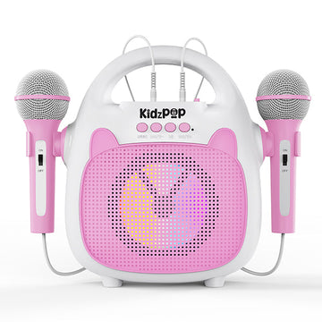 Echo Audio Portable Karaoke Bluetooth Speaker (Kidz Pop)  Pink