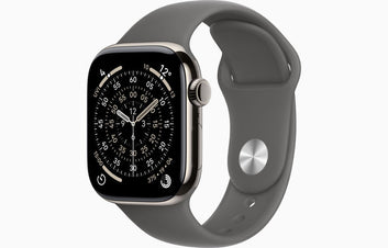 Apple Watch Series 11 GPS + Cellular, Natural Titanium Case