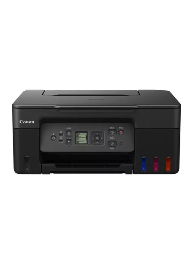 Canon G3470 Wireless Colour 3-in-1 Refillable MegaTank Printer, Black, A4 print, copy, scan, high-yields of ink of up to 6,000 black pages or 7,700 color pages - Black