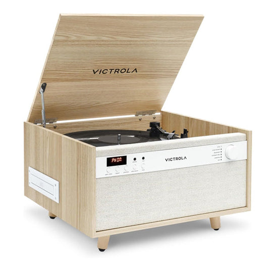 Victrola Century: Natural  Music Center 6 in 1