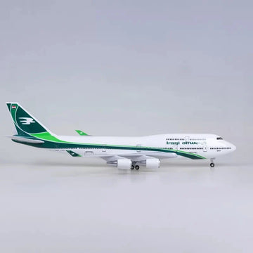 Iraqi Airways Boeing IA747 Die-Cast Model Plane with LED Lights– 43–47cm