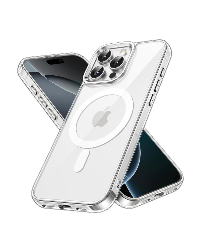 iPhone 16 Pro Max 6.9 Inch Magsafe Case Clear Case Anti-Yellow and Scratch Resistant, Ultra-Thin, Magnetic Case Transparent