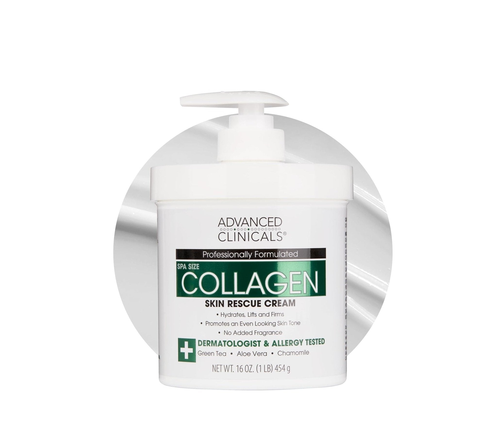 Advanced Clinicals - Spa Size Collagen Skin Rescue Cream (Original)
