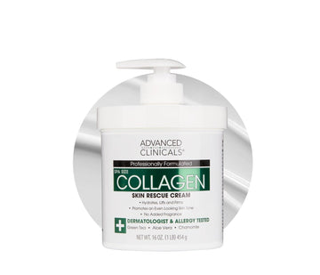 Advanced Clinicals - Spa Size Collagen Skin Rescue Cream (Original)