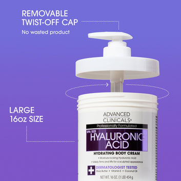 Advanced Clinicals - Spa Size Hyaluronic Acid Instant Skin Hydrator (Original)