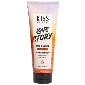 Kiss My Body Bright & Shine Perfume Lotion Love Story