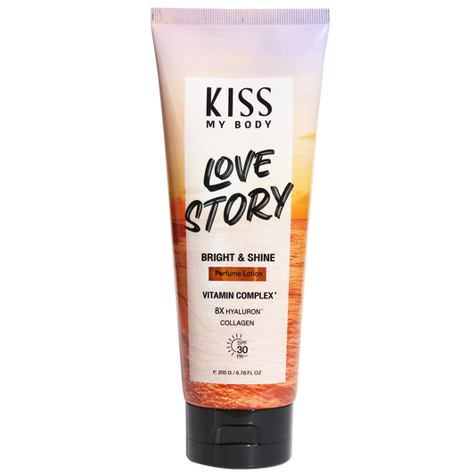 Kiss My Body Bright & Shine Perfume Lotion Love Story