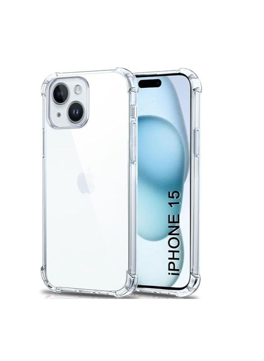 iPhone 15 Case Clear 6.1 inch Anti-Yellowing Transparent Slim Thin Crystal Clear Phone Case Shockproof Protective Bumper Protection iPhone Case Cover For Apple iPhone