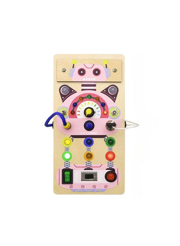 Pordi Pink robot busy board