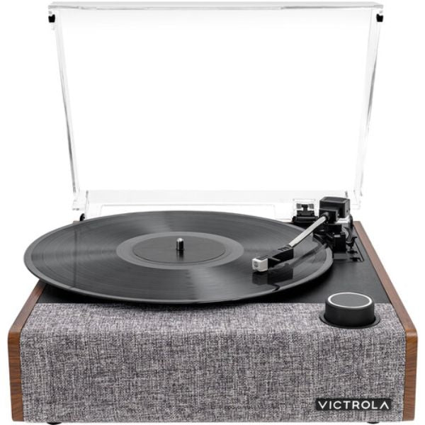 Victrola The Eastwood II Walnut VTA74 Bluetooth VinylTurntable Music Centre