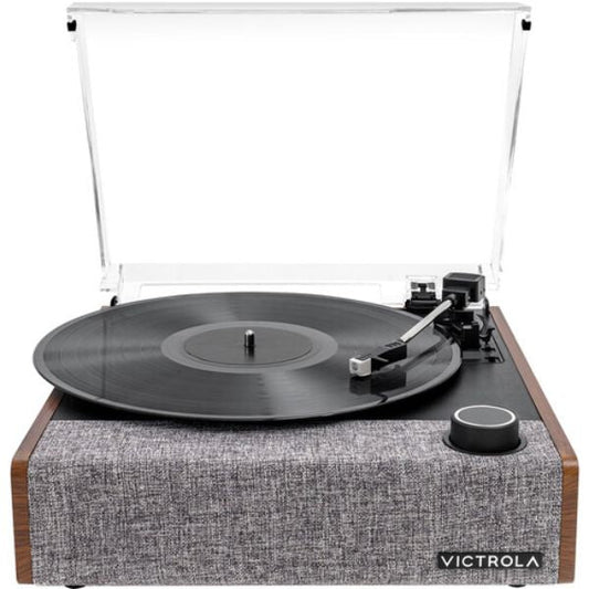 Victrola The Eastwood II Walnut VTA74 Bluetooth VinylTurntable Music Centre