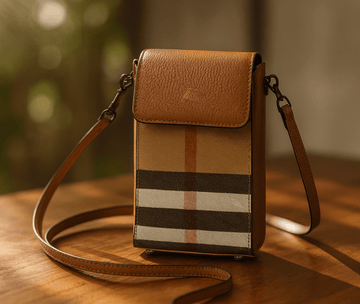 Crossbody Checkered Mini Bag