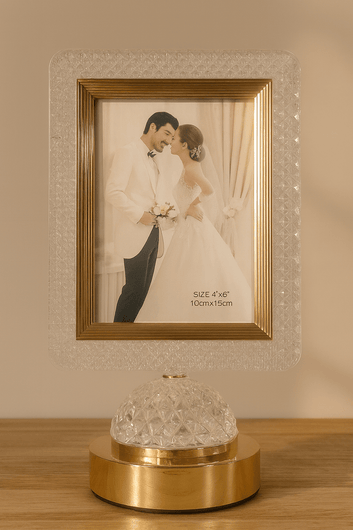 Crystal LED Photo Frame Lamp