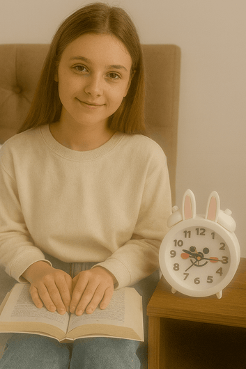 Cute Bunny Twin-Bell Alarm Clock