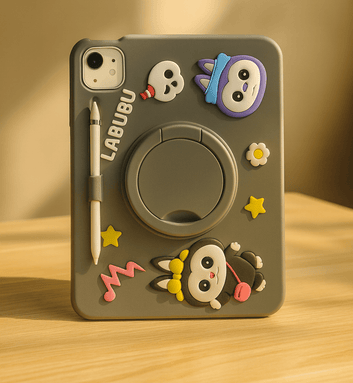 Cute Cartoon iPad Protective Case with Stand