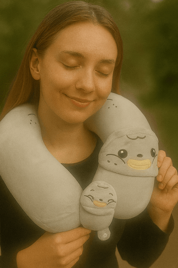 Cute Seal Travel Neck Pillow