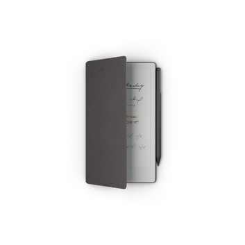 reMarkable Paper Pro Move with Marker Plus and Book Folio Mosaic weave - Basalt