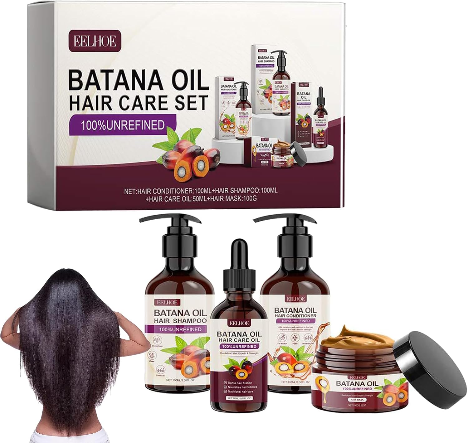 EELHOE - Batana Oil Hair Care Set (Original)
