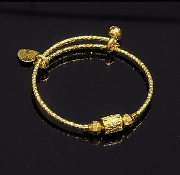 Gold-Plated Adjustable Charm Bracelets