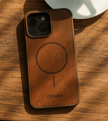 iPefet MagSafe Leather Texture Case for iPhone